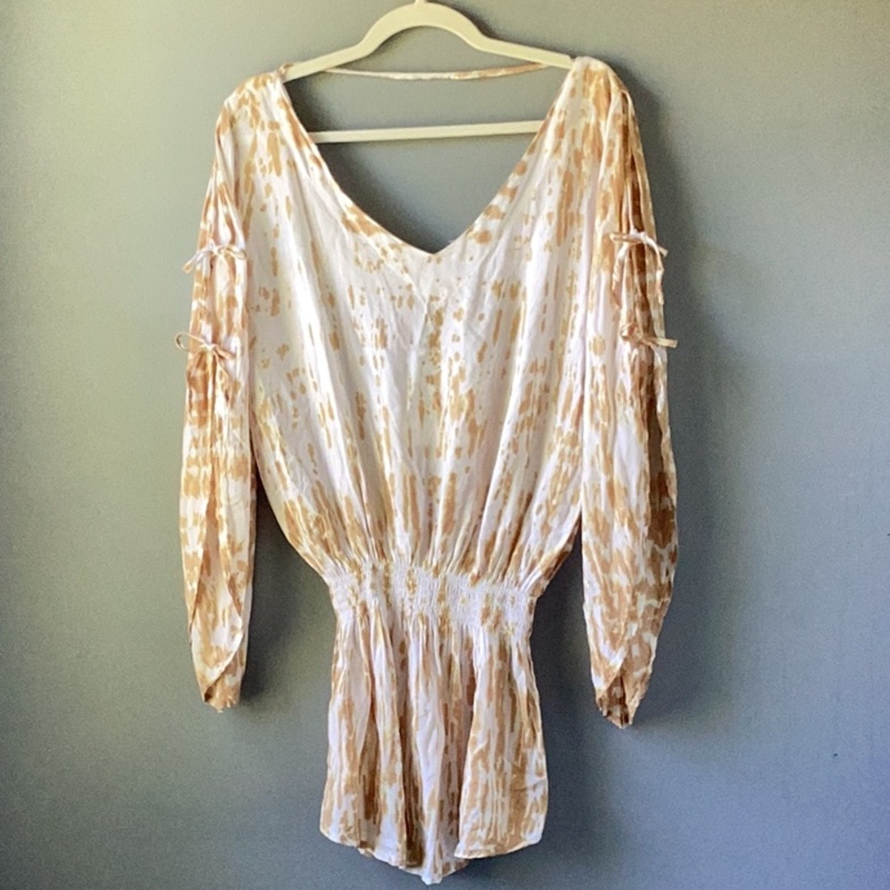 NWT TIARE HAWAII Aphrodite Open Sleeve Mini Dress